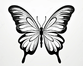 Outline:6f8gxsnezbk= Butterfly Template