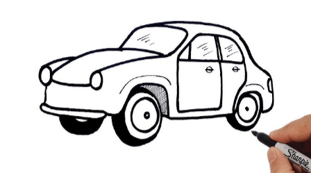 Outline:0csonuovrfw= Car Clip Art