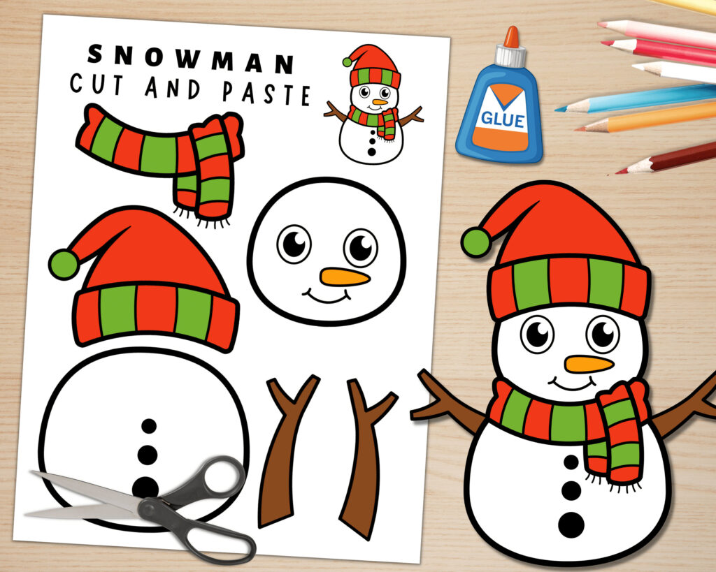 Printable:1xcfvdyc8h4= Snowman Template