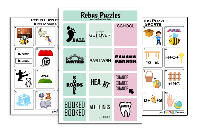 Printable:3sx17thfjh8= Rebus Puzzles