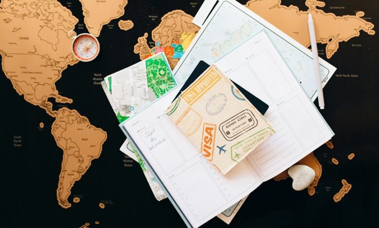 traffic planner and digital compass